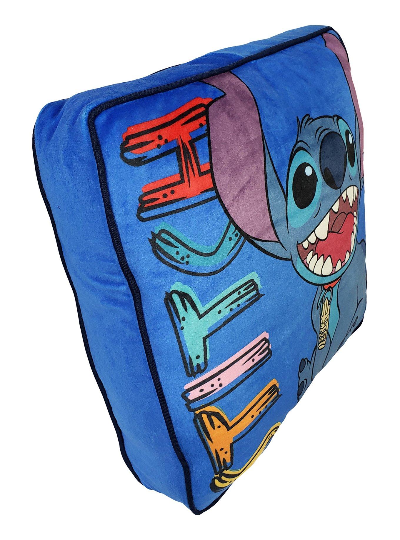 Disney Lilo And Stitch Cool Stitch Silk Touch Throw With Cloud Pillow, , alternate