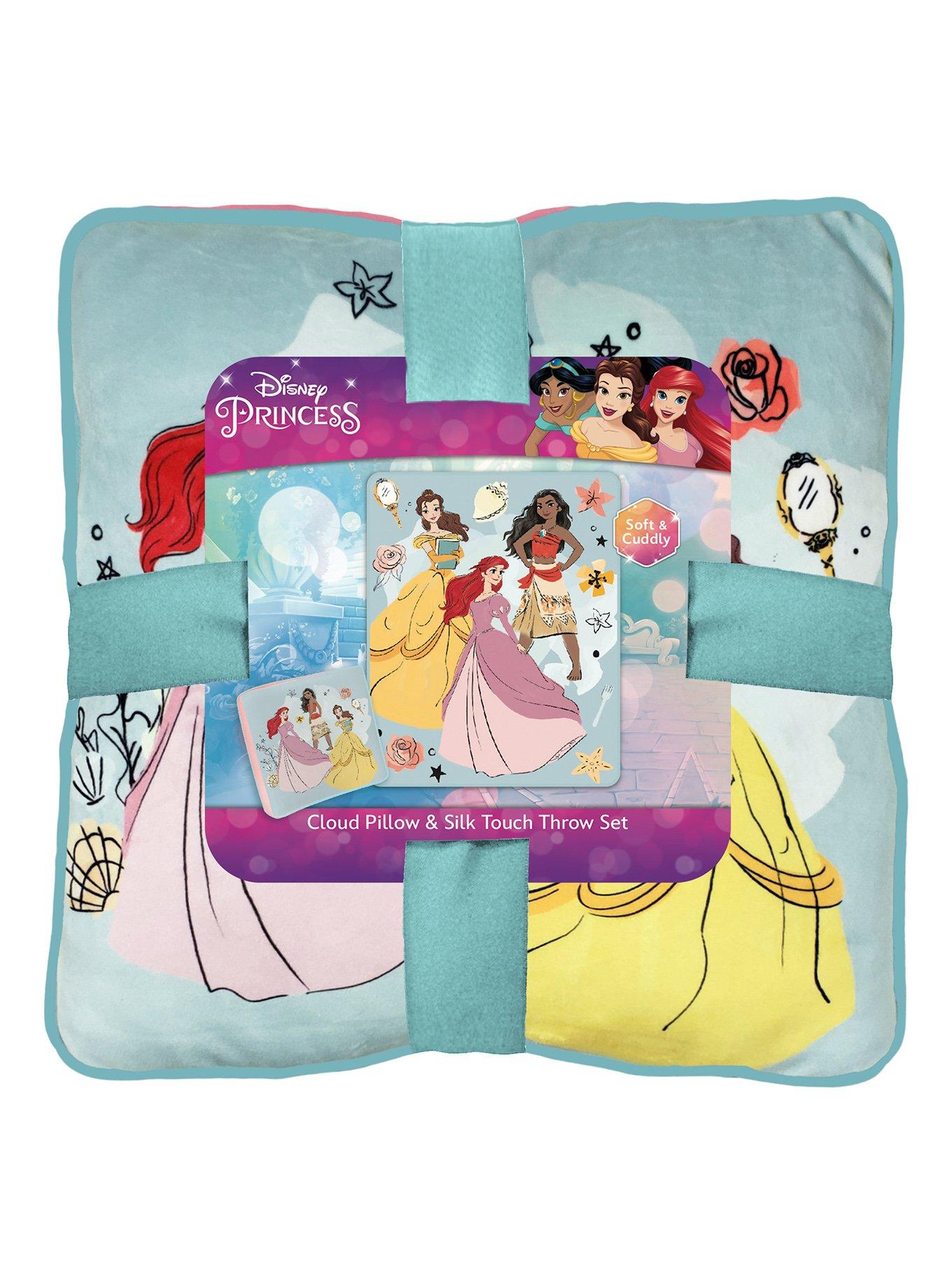 Disney Princess Be Bold Silk Touch Throw With Cloud Pillow, , alternate