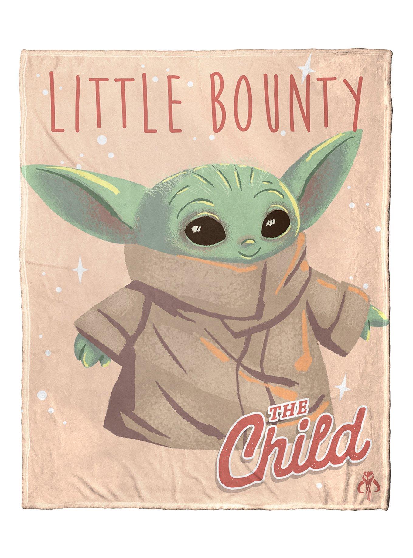 Star Wars The Mandalorian Little Force Silk Touch Throw With Cloud Pillow, , alternate