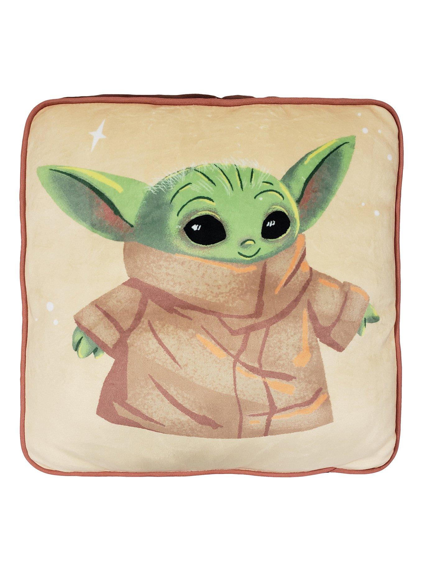 Star Wars The Mandalorian Little Force Silk Touch Throw With Cloud Pillow, , alternate