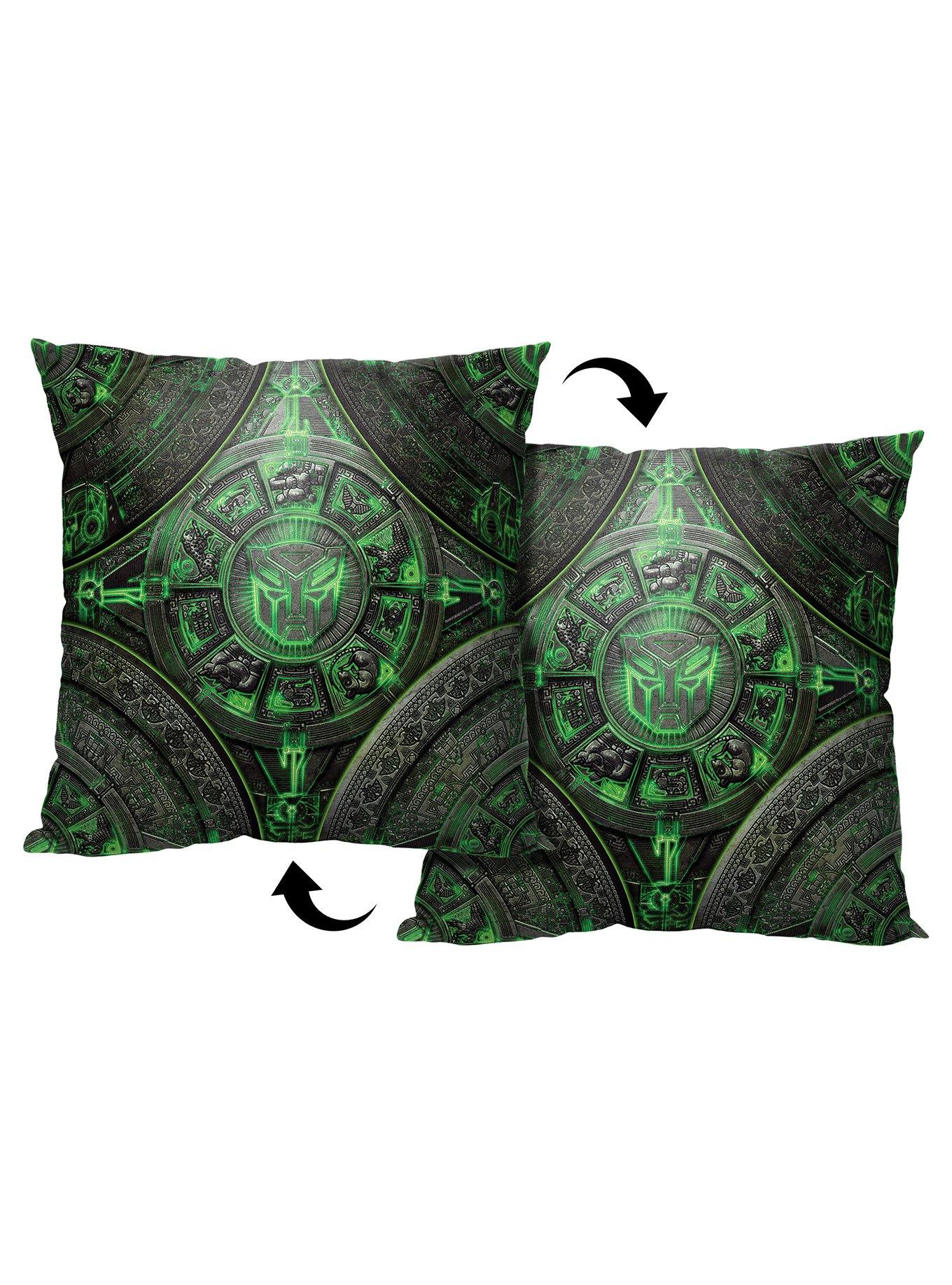 Transformers: Rise Of The Beasts Autobot Shield Pattern Printed Throw Pillow, , hi-res