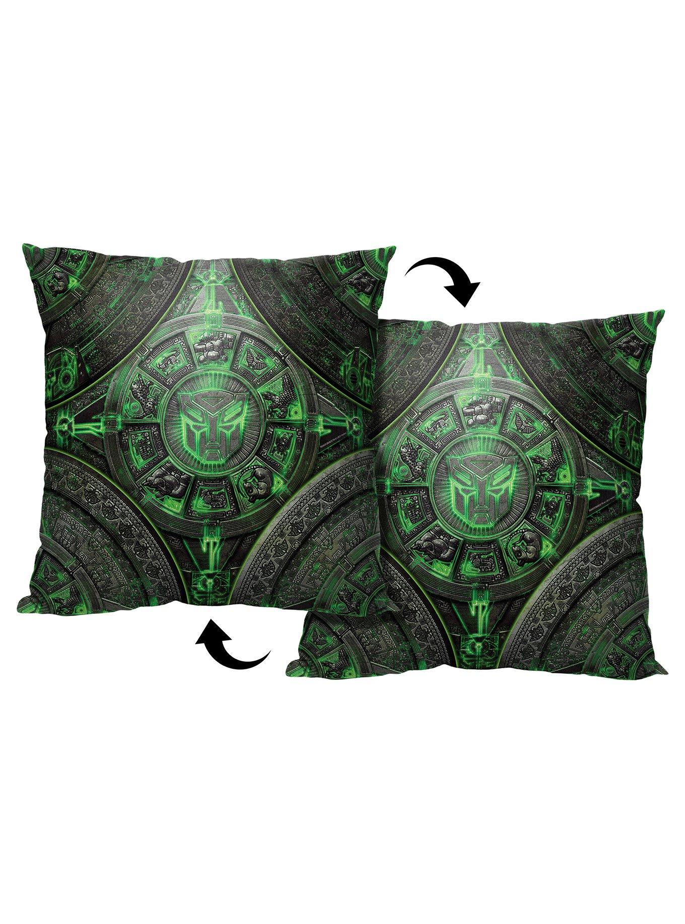 Transformers: Rise Of The Beasts Autobot Shield Pattern Printed Throw Pillow, , alternate