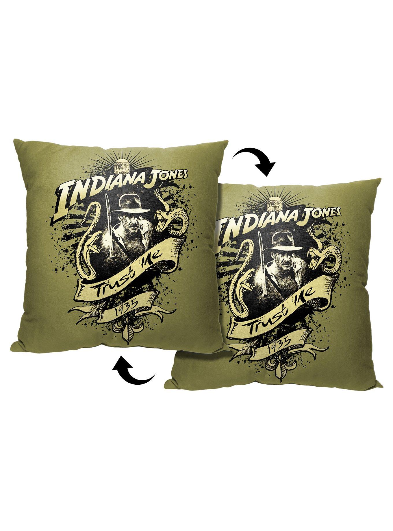 Disney Indiana Jones Trust Me Decorative Pillow, , alternate