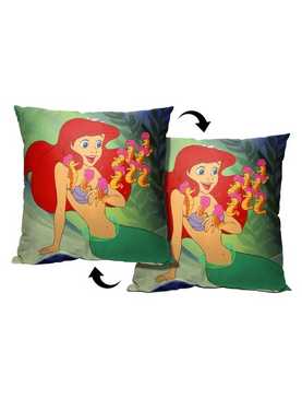Disney The Little Mermaid Classic Seahorse Friends Printed Throw Pillow, , hi-res