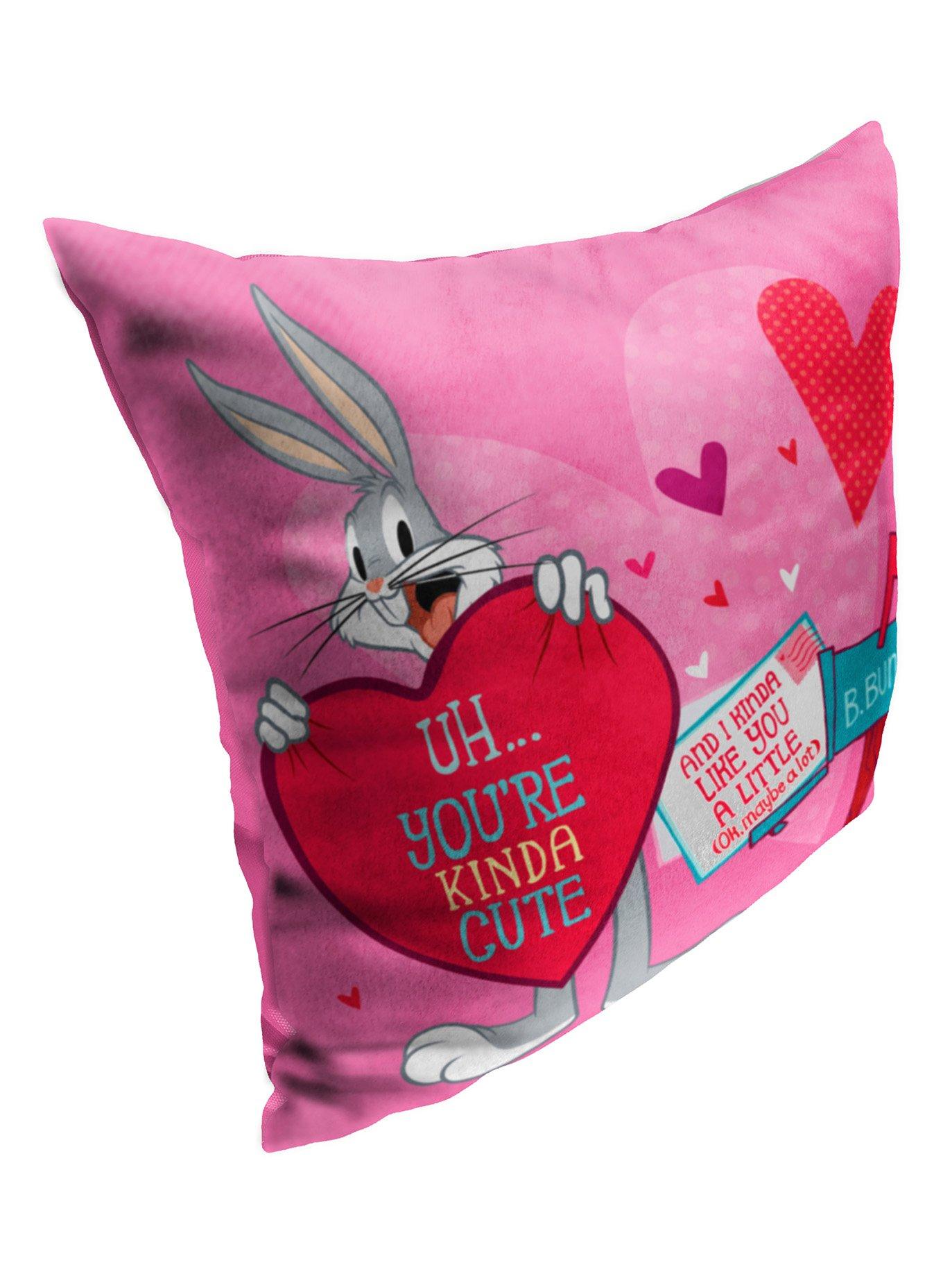 Looney Tunes Love Letter Printed Throw Pillow, , hi-res