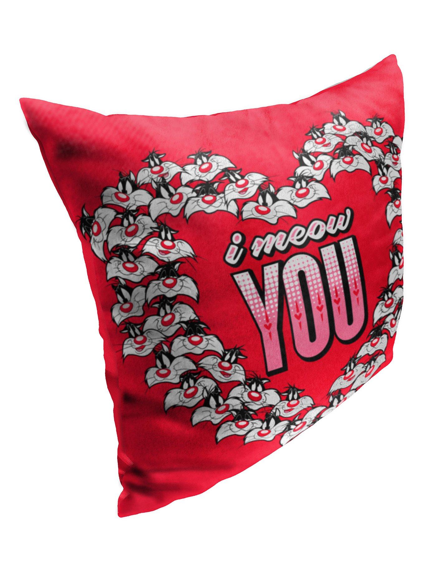 Looney Tunes Meow You Printed Throw Pillow, , hi-res