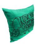 Adventure Time Everything Burrito Printed Throw Pillow, , alternate