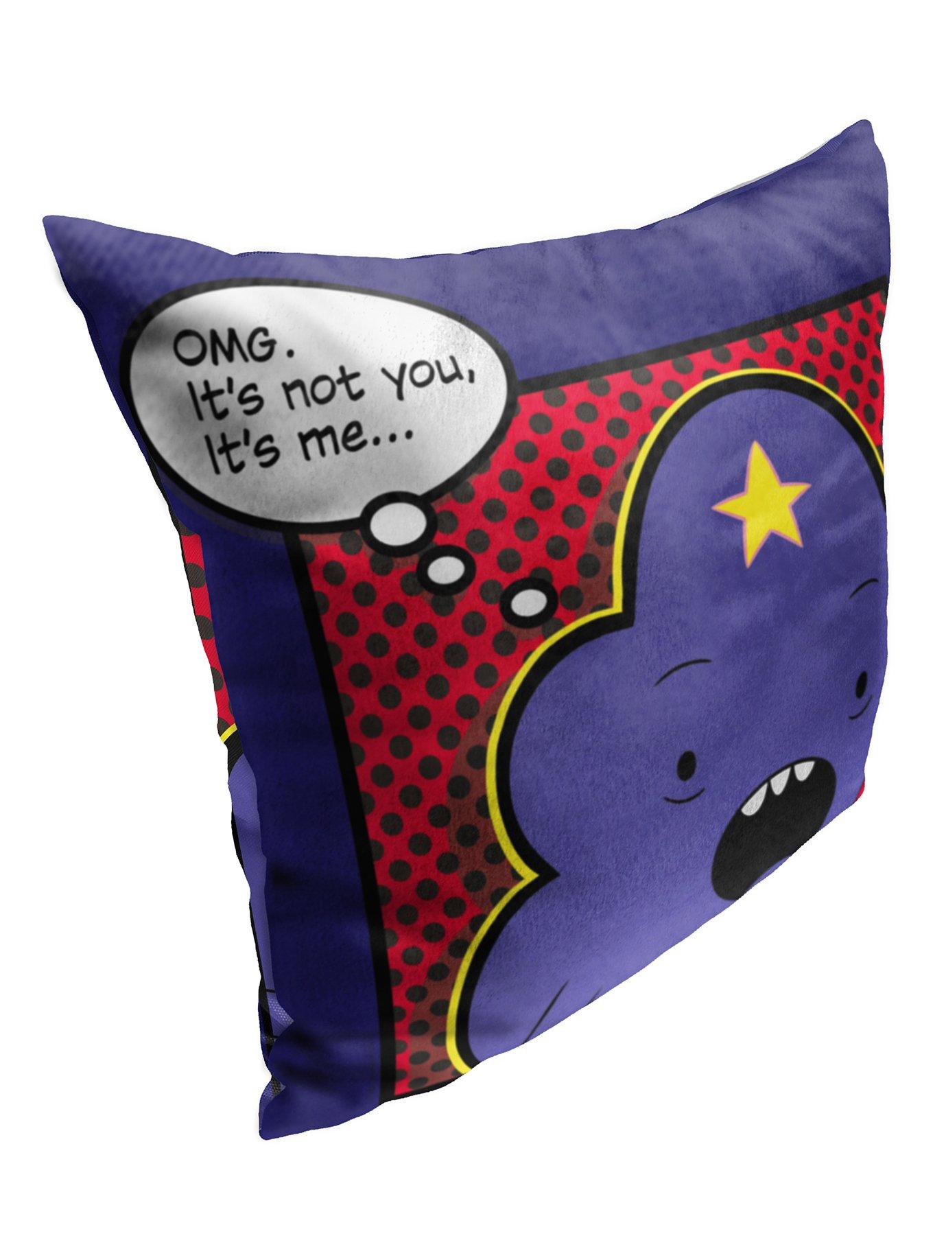 Adventure Time It's Not You It's Me Printed Throw Pillow, , hi-res