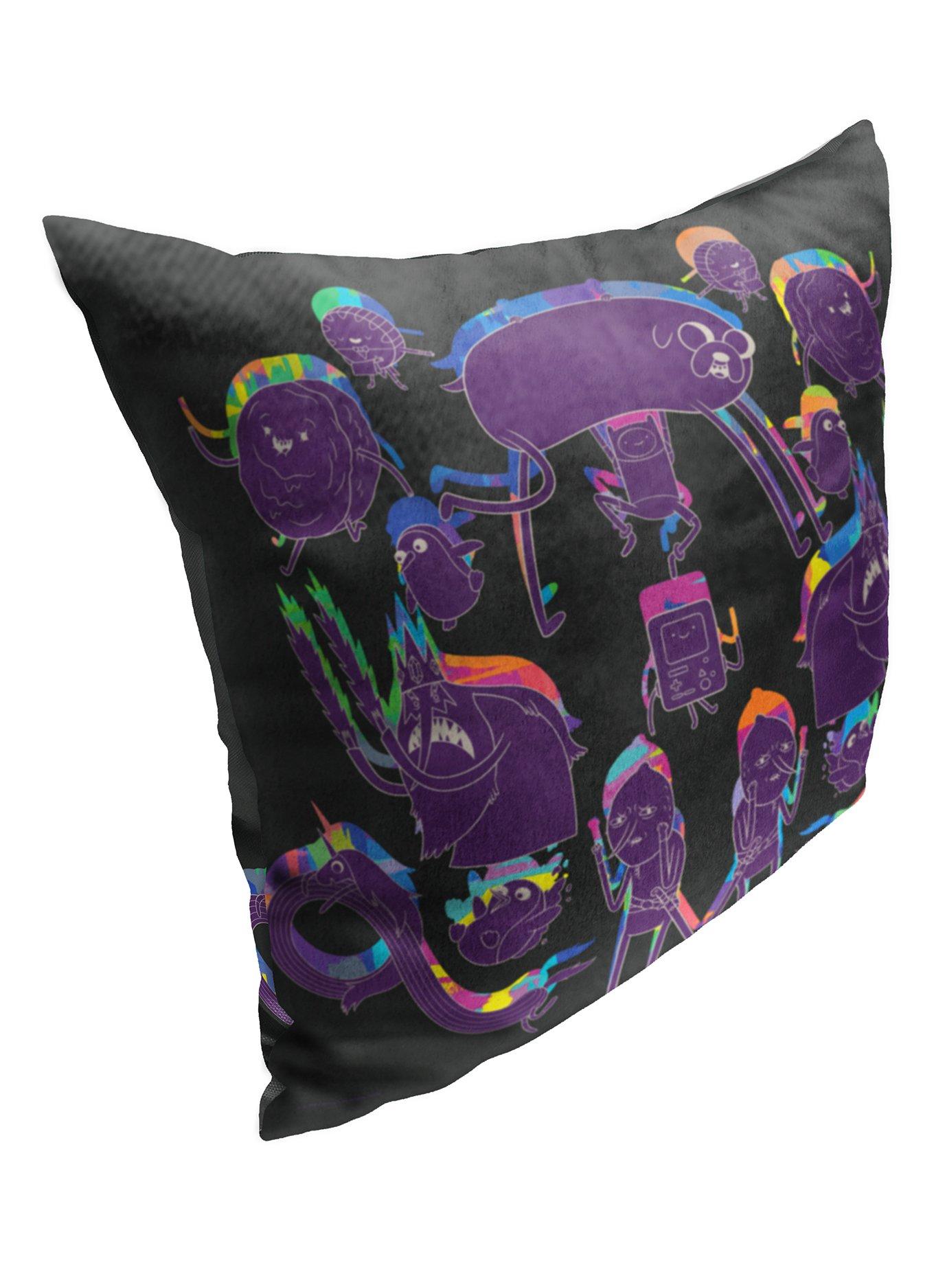 Adventure Time Mirrored Chaos Printed Throw Pillow, , hi-res