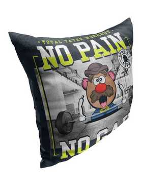 Disney Pixar Toy Story Mr Potato Head Tater Workout Printed Throw Pillow, , hi-res