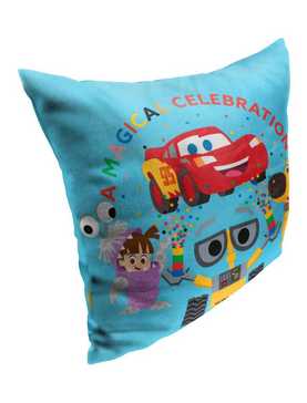 Disney100 Magical Celebration Pixar Group Printed Throw Pillow, , hi-res