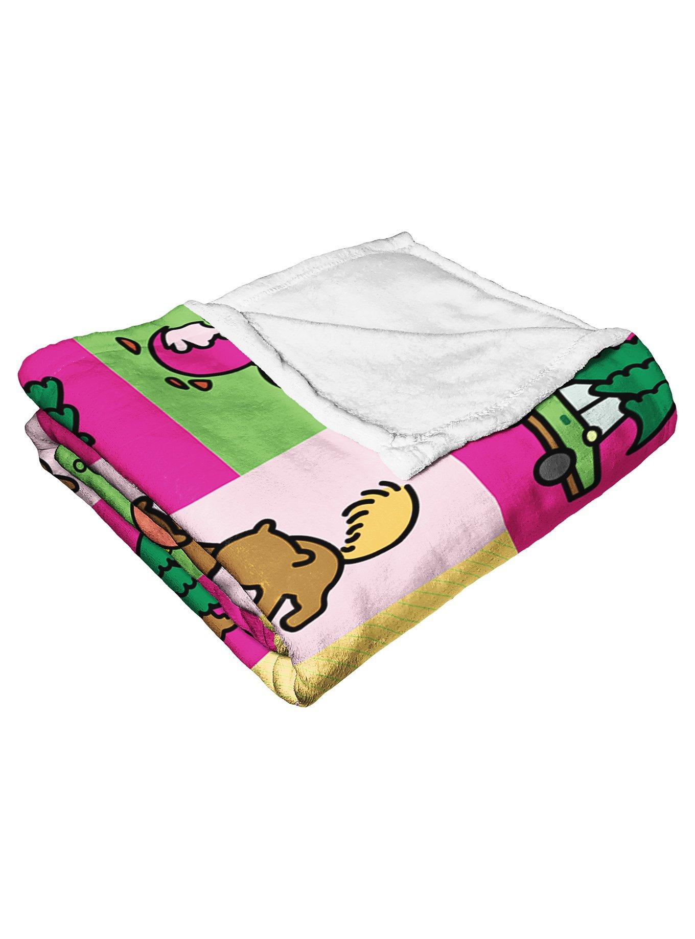 National Lampoon's Christmas Vacation Christmas Squares Silk Touch Throw Blanket, , alternate