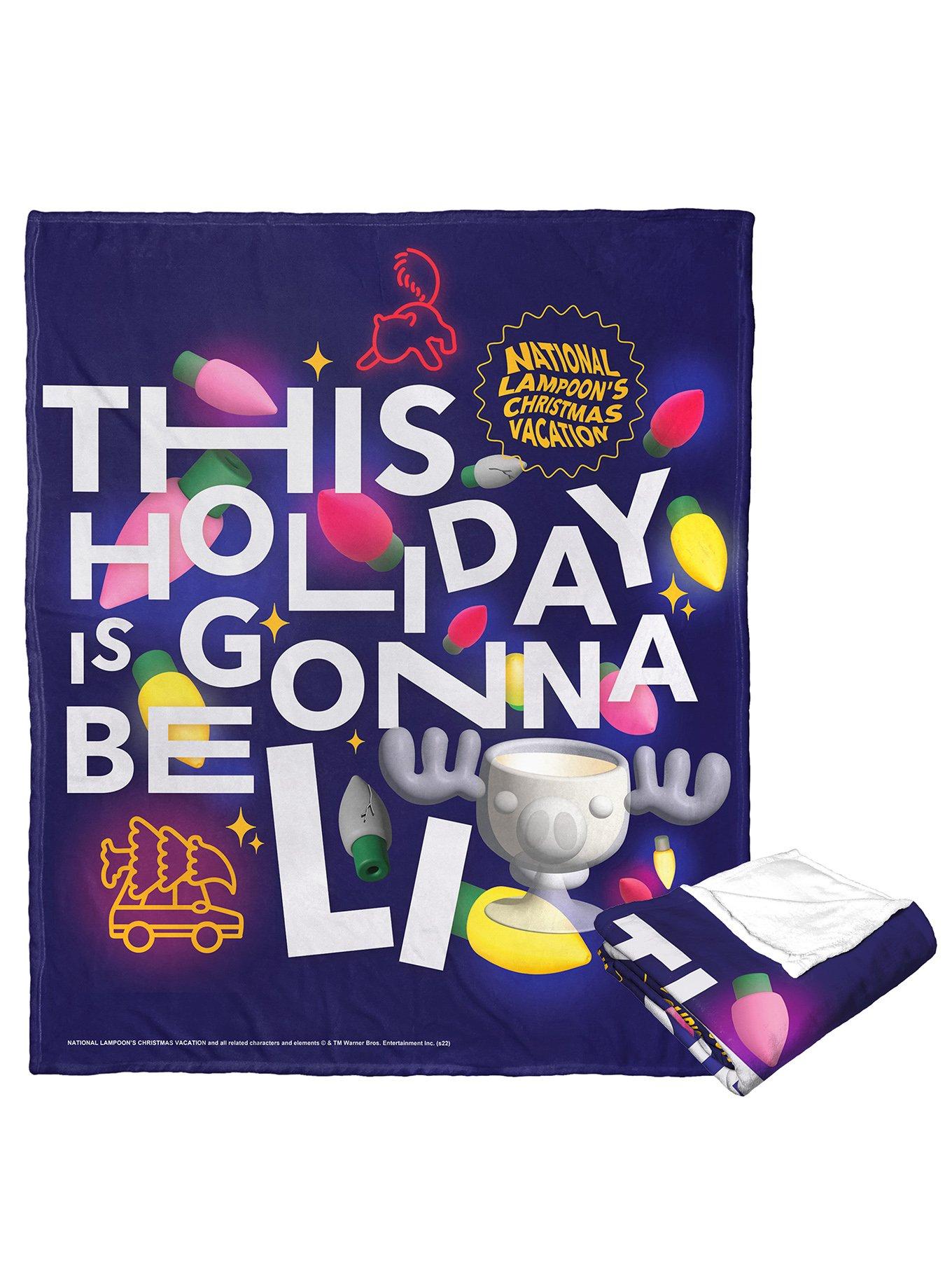 National Lampoon's Christmas Vacation Gonna Be Lit Silk Touch Throw Blanket, , hi-res