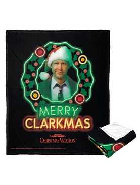 National Lampoon's Christmas Vacation Neon Clarkmas Silk Touch Throw Blanket, , hi-res