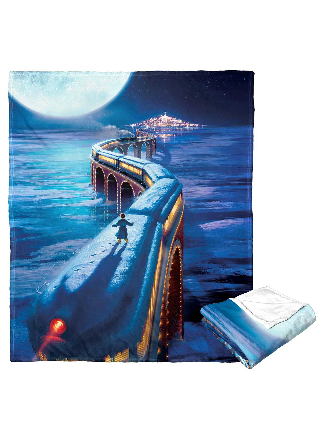 The Polar Express To The North Pole Silk Touch Throw Blanket, , hi-res