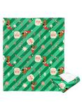 Scooby-Doo! Groovy Wrapping Paper Silk Touch Throw Blanket, , alternate