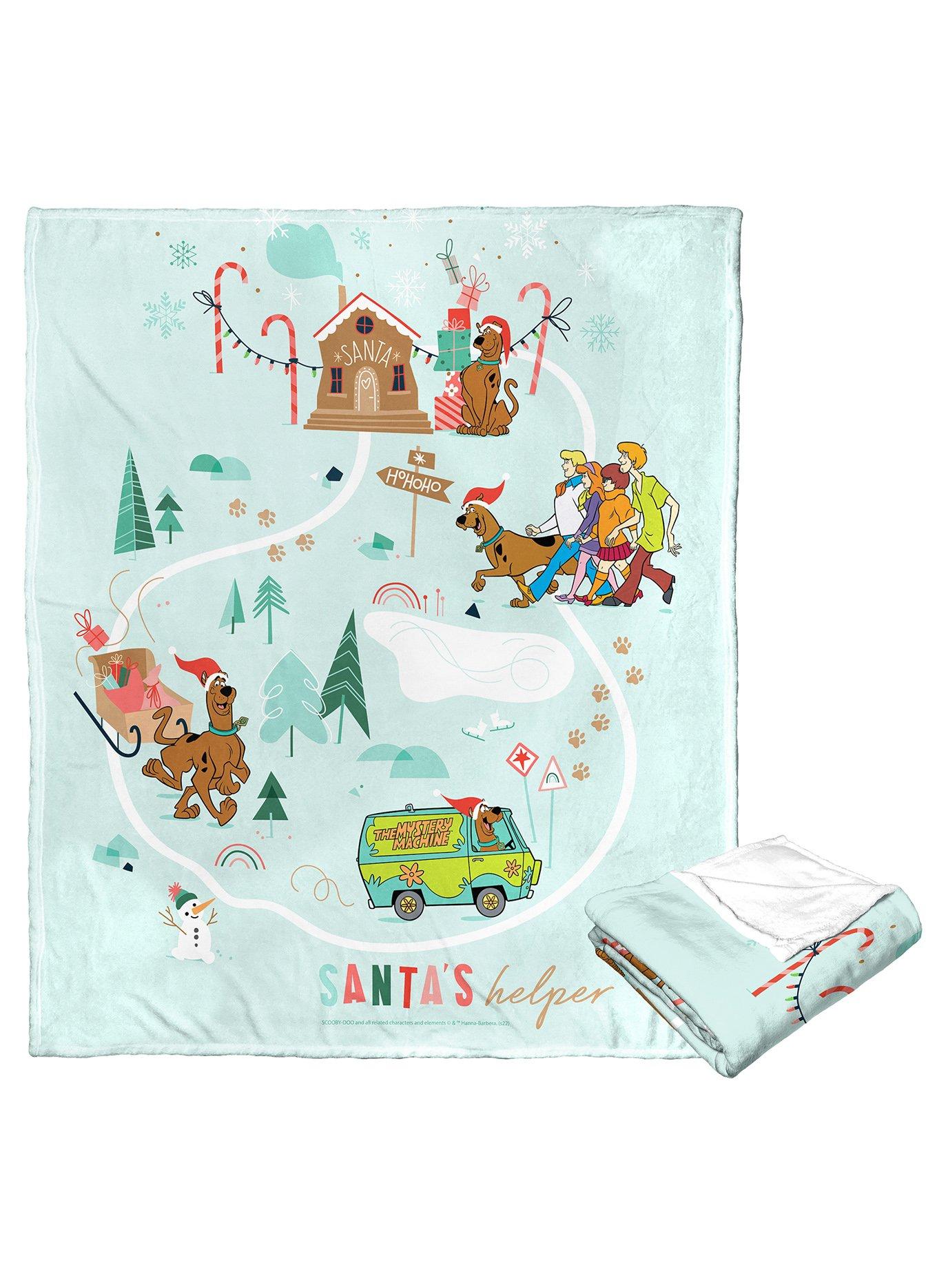 Scooby-Doo! Santas Helpers Silk Touch Throw Blanket, , hi-res