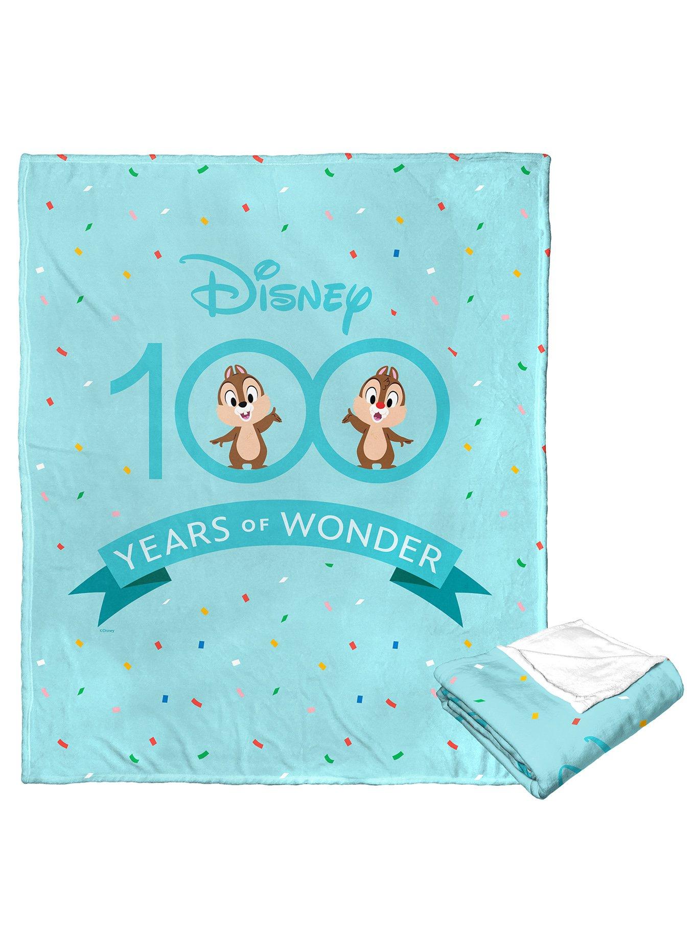 Disney100 Chip And Dale Chipmunk Years Silk Touch Throw Blanket, , alternate