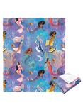 Disney The Little Mermaid Daughters of Triton Silk Touch Throw, , alternate