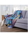Disney The Little Mermaid Daughters of Triton Silk Touch Throw, , alternate