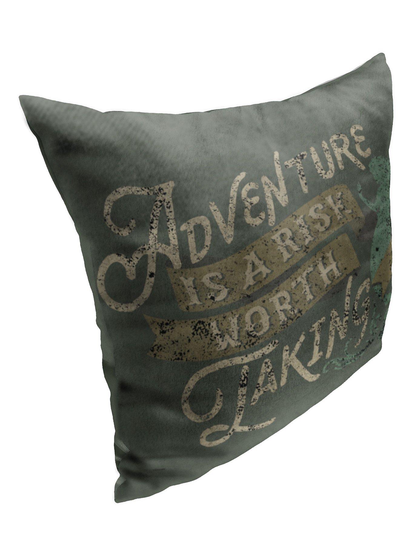 Disney The Little Mermaid Risk Worth Taking Printed Throw Pillow, , alternate