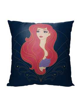 Disney The Little Mermaid Ariel Art Deco Printed Throw Pillow, , hi-res