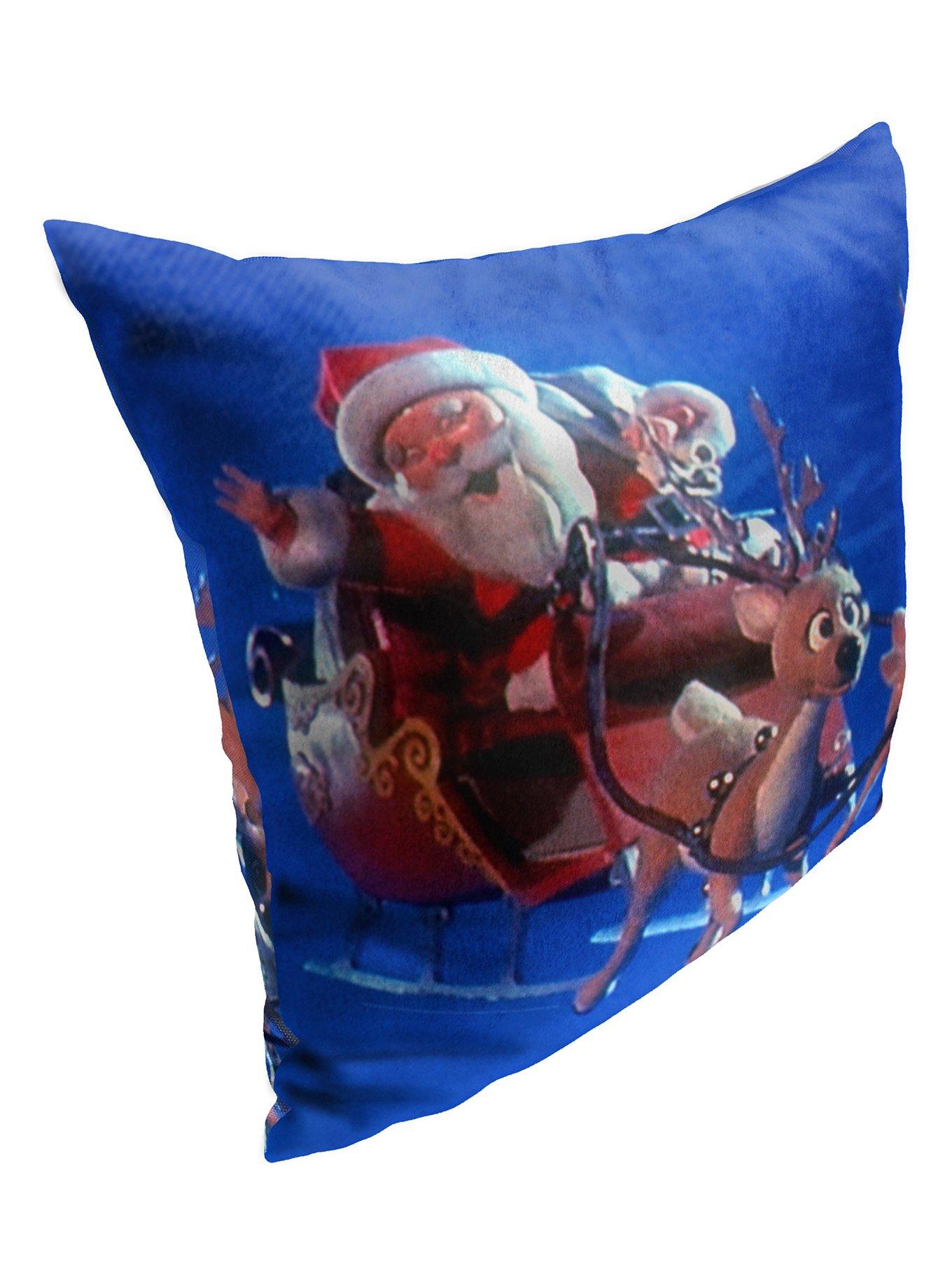 Year Without A Santa Claus Here Comes Santa Printed Throw Pillow, , alternate