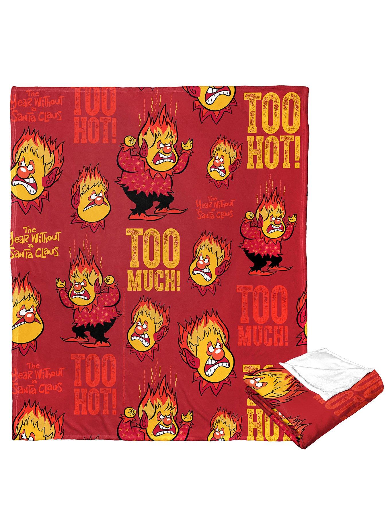 The Year Without A Santa Claus Too Much Silk Touch Throw, , hi-res