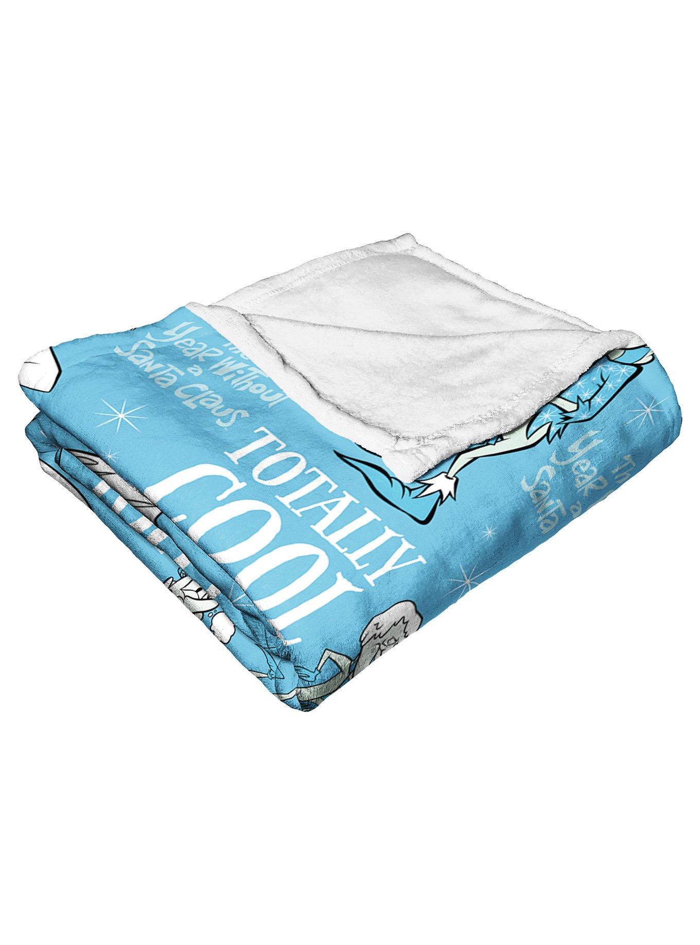 The Year Without A Santa Claus Totally Cool Silk Touch Throw, , alternate