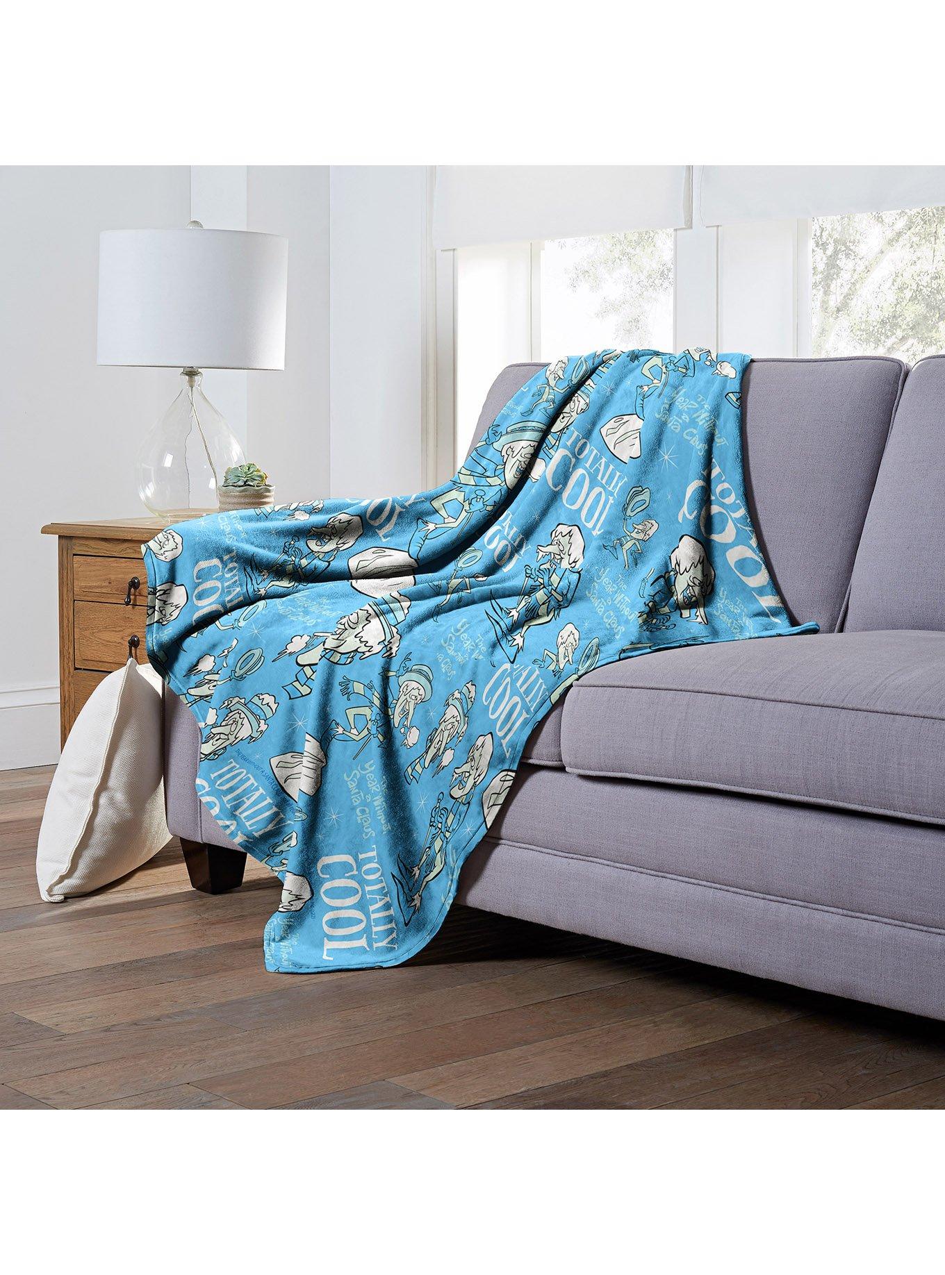 The Year Without A Santa Claus Totally Cool Silk Touch Throw, , alternate