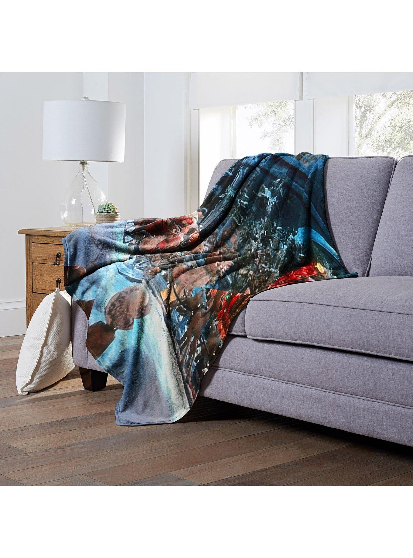 The Year Without A Santa Claus Down Santa Claus Lane Silk Touch Throw, , alternate