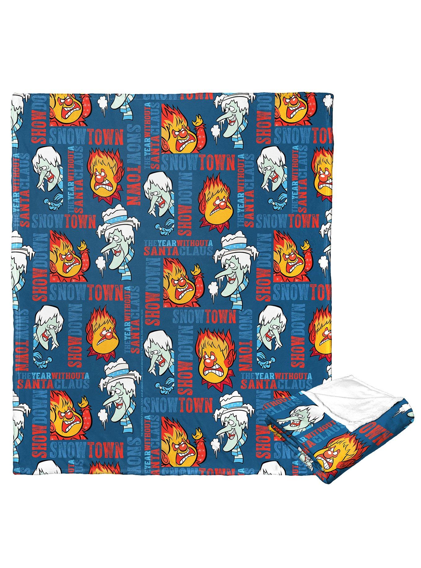The Year Without A Santa Claus Snowtown Showdown Silk Touch Throw, , hi-res