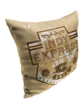 Disney Indiana Jones Indy Express Printed Throw Pillow, , hi-res
