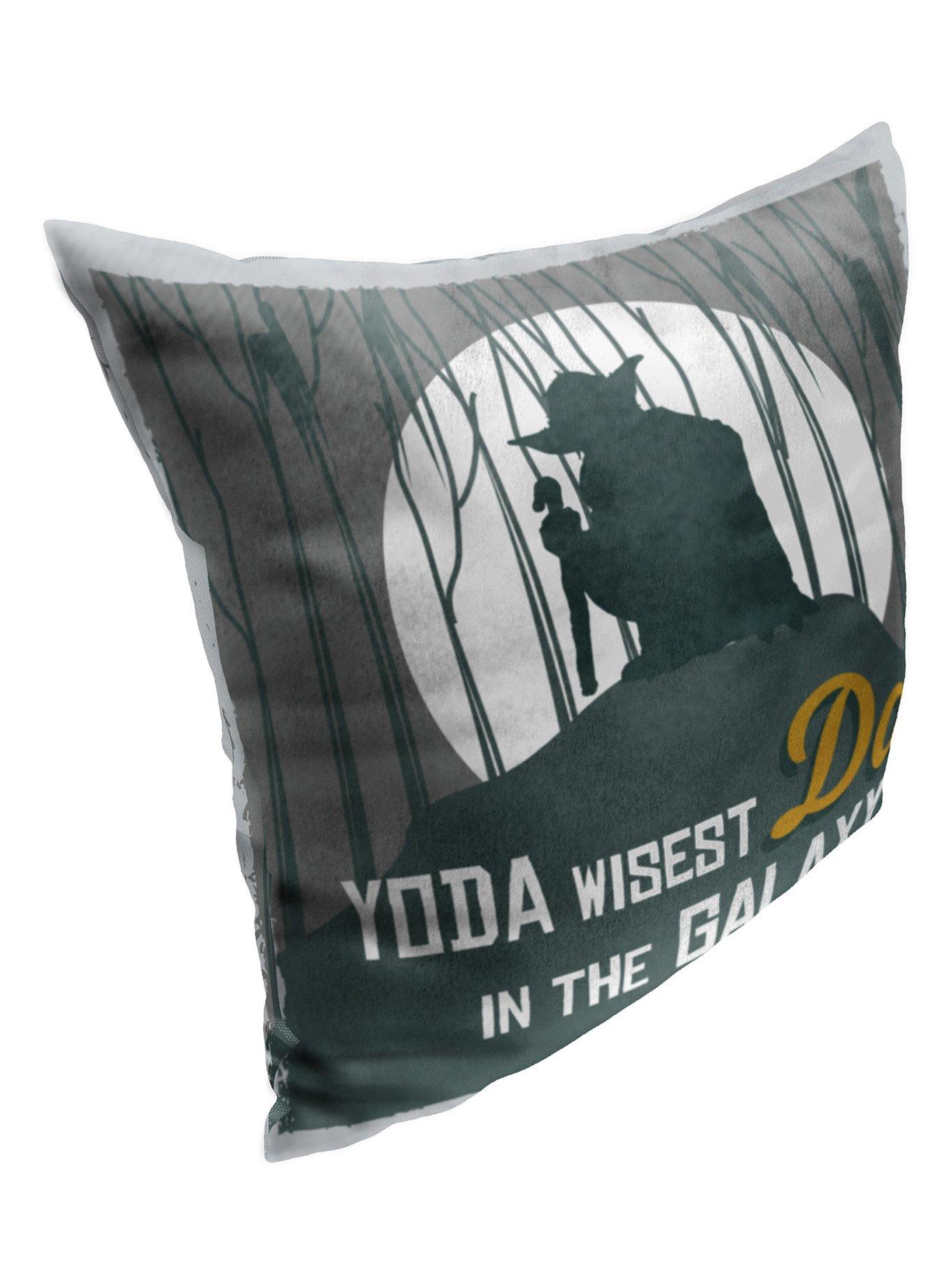 Star Wars Classic Yoda Best Dad Printed Throw Pillow, , alternate