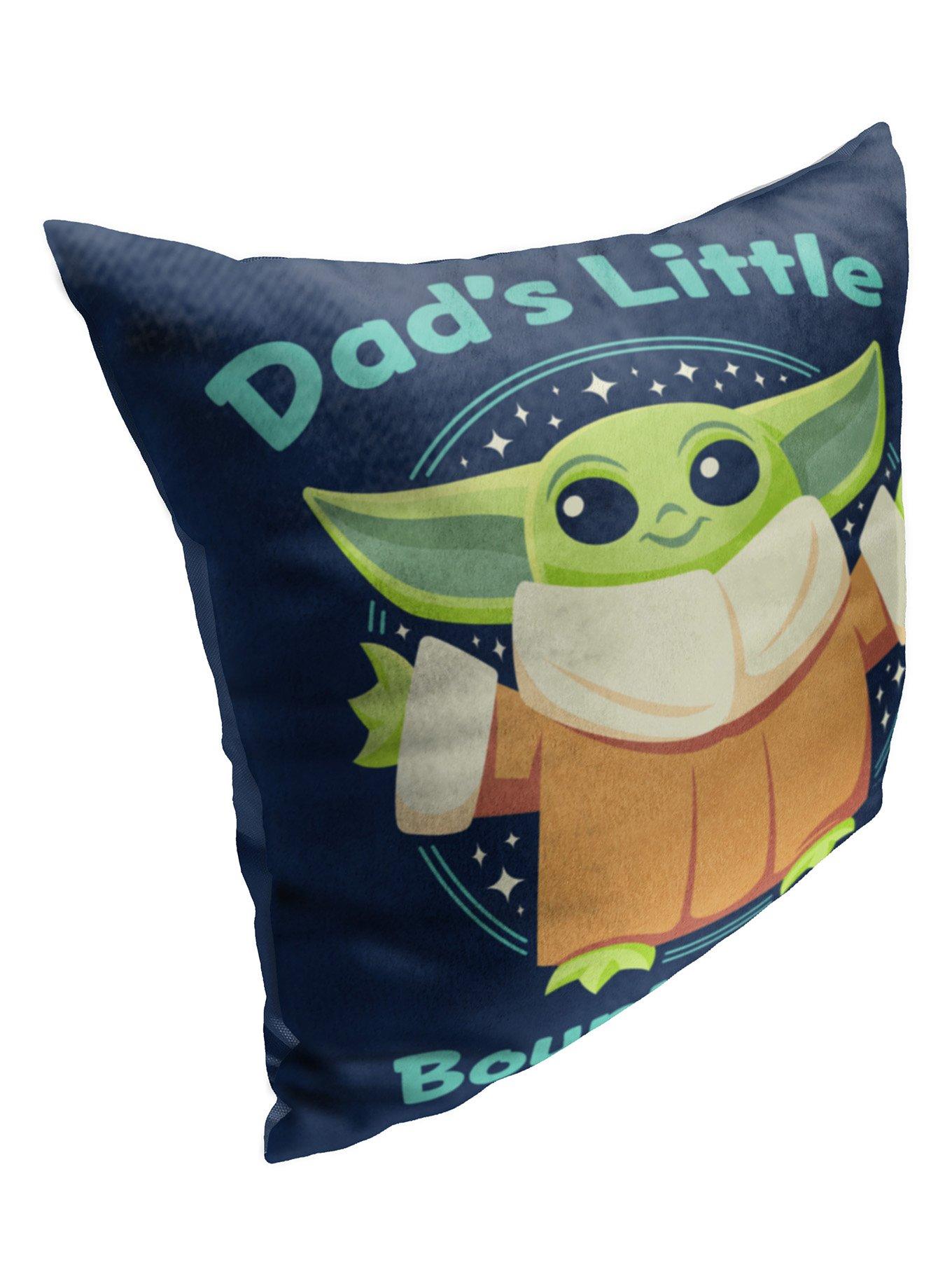 Star Wars The Mandalorian Dads Bounty Of Joy Printed Throw Pillow, , alternate