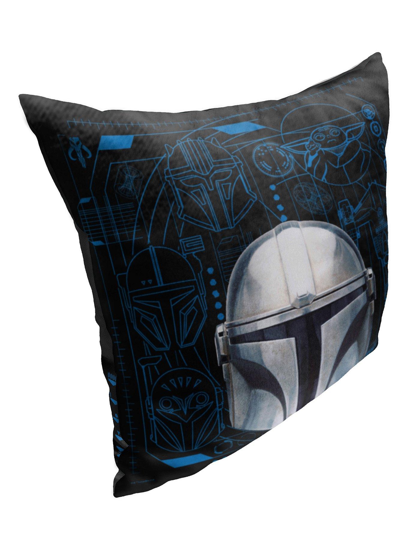 Star Wars The Mandalorian Mando World Printed Pillow, , alternate