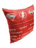 DC The Flash Role Call Printed Pillow, , alternate