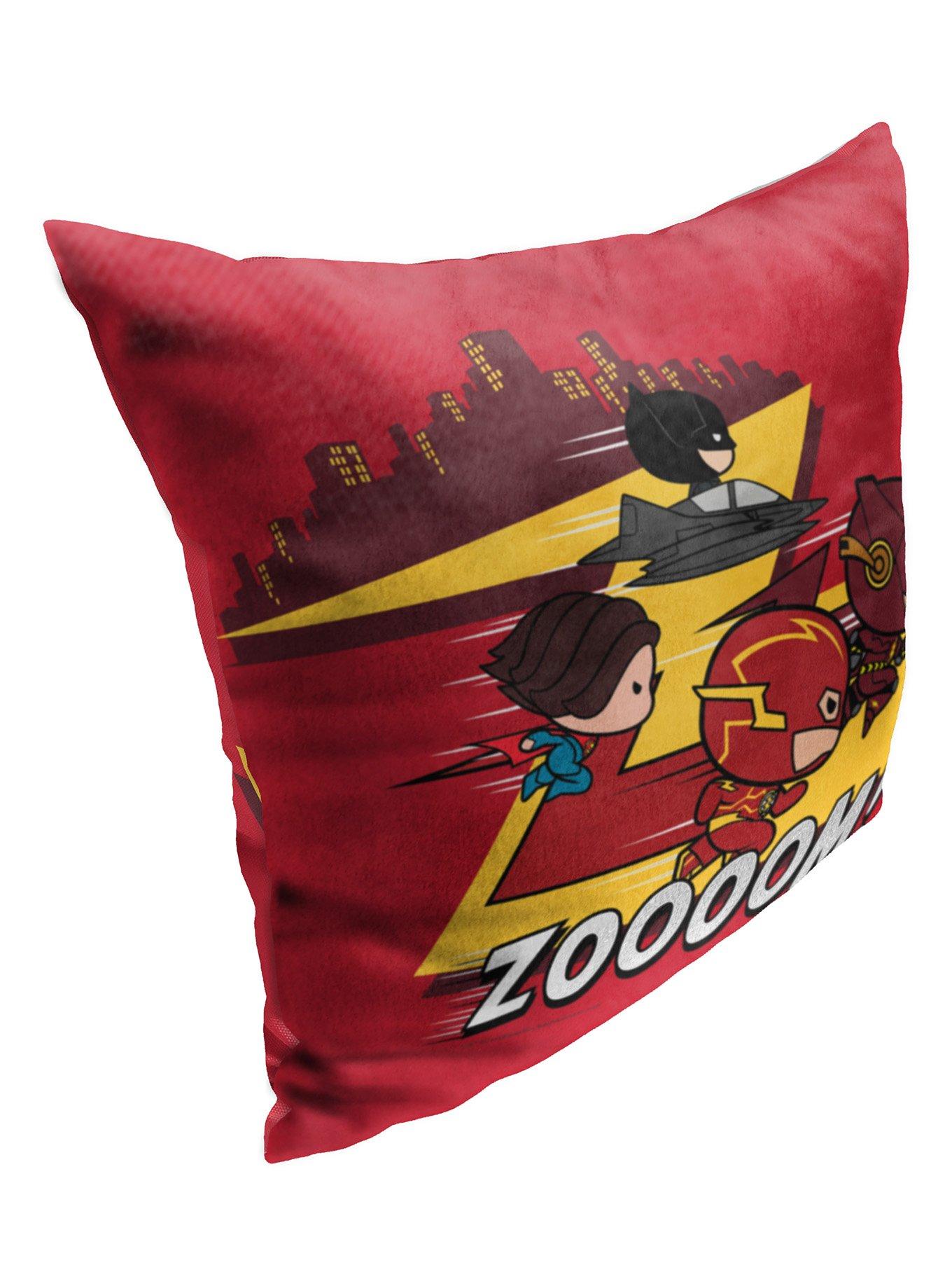 DC The Flash Zoom Printed Pillow, , alternate