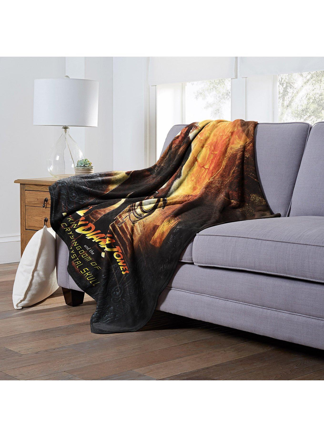 Disney Indiana Jones Kingdom Of The Crystal Skull Silk Touch Throw, , alternate