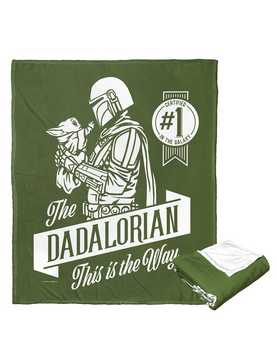 Star Wars The Mandalorian Dadalorian Silk Touch Throw Blanket, , hi-res