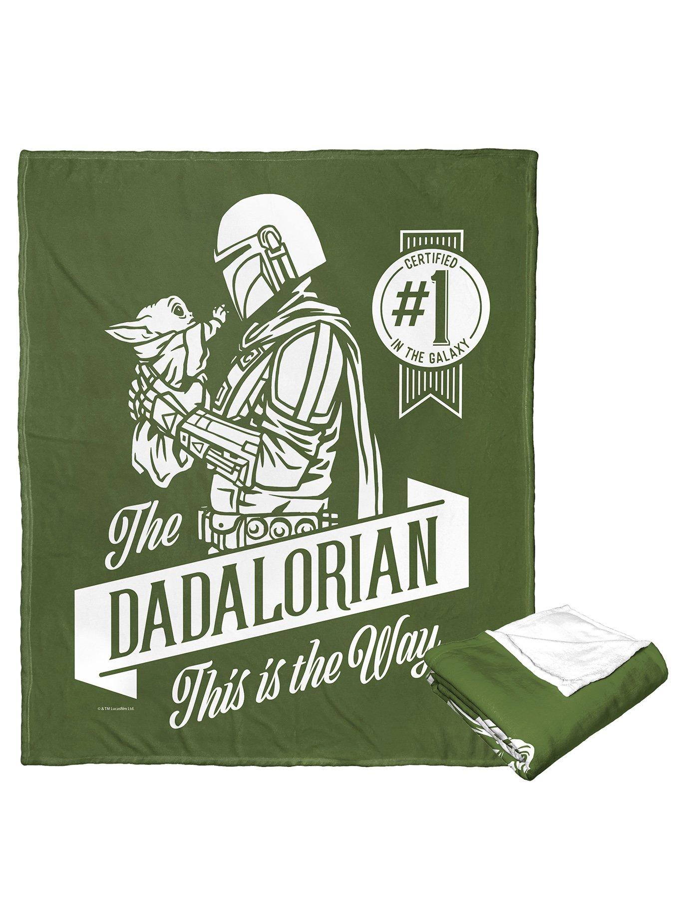 Star Wars The Mandalorian Dadalorian Silk Touch Throw Blanket, , alternate
