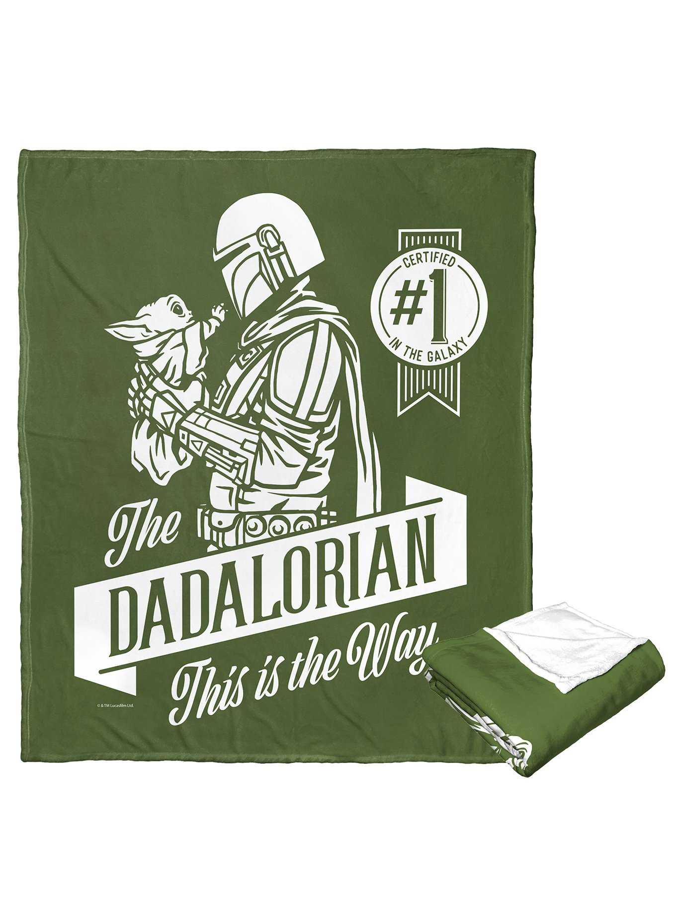 Star Wars The Mandalorian Dadalorian Silk Touch Throw Blanket, , hi-res