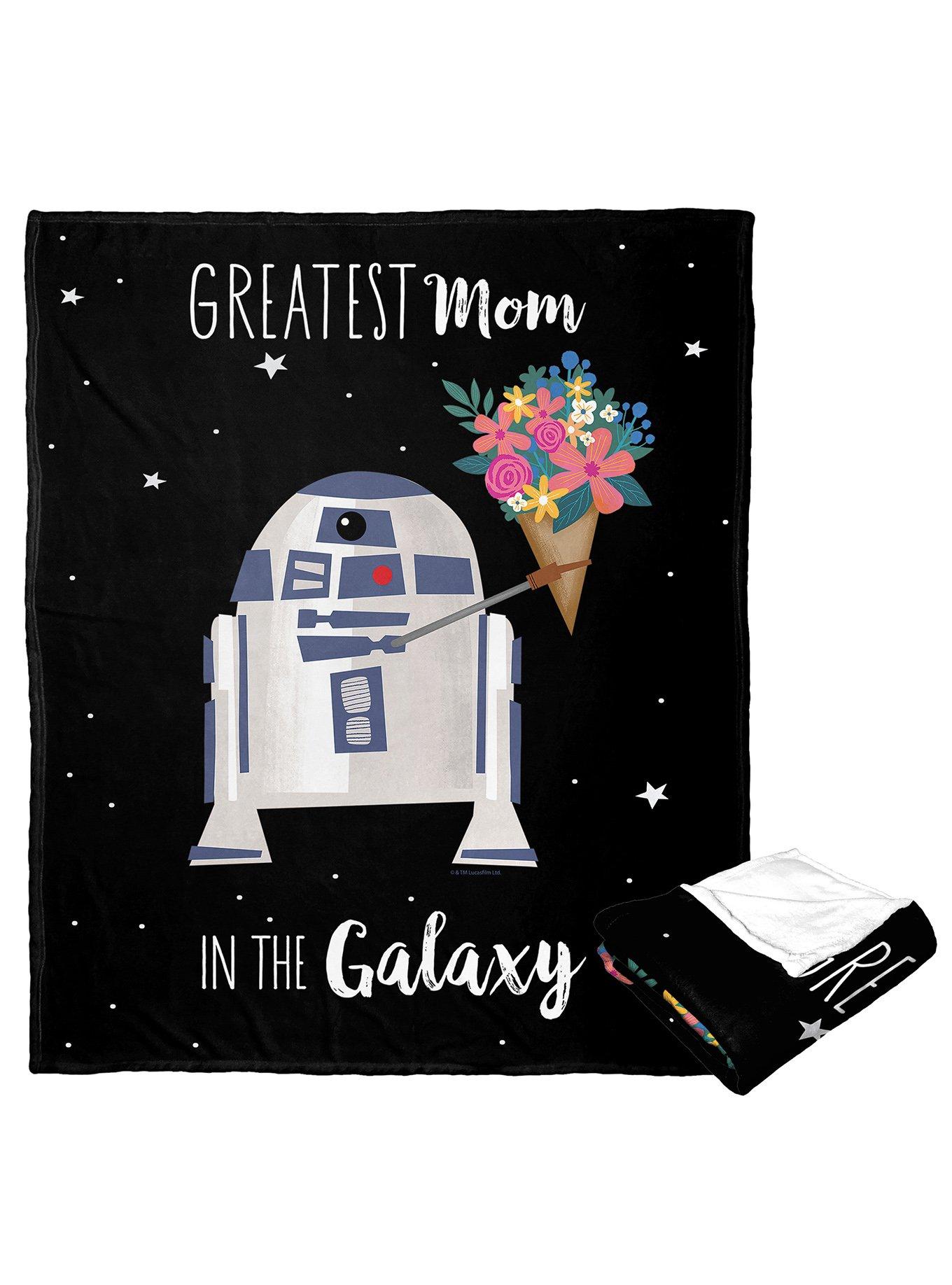 Star Wars Best Mom In The Galaxy Silk Touch Throw Blanket, , alternate