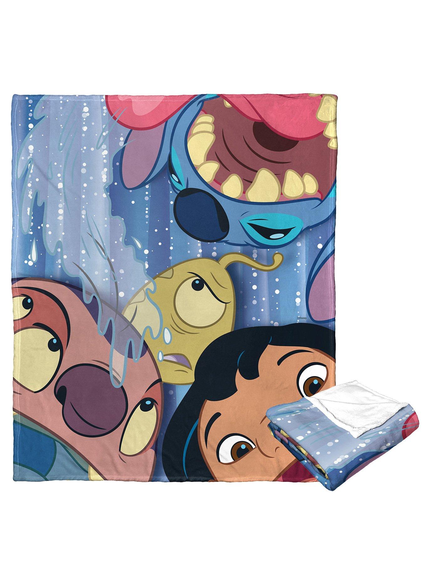 Disney100 Lilo And Stitch Ohana Silk Touch Throw Blanket, , alternate