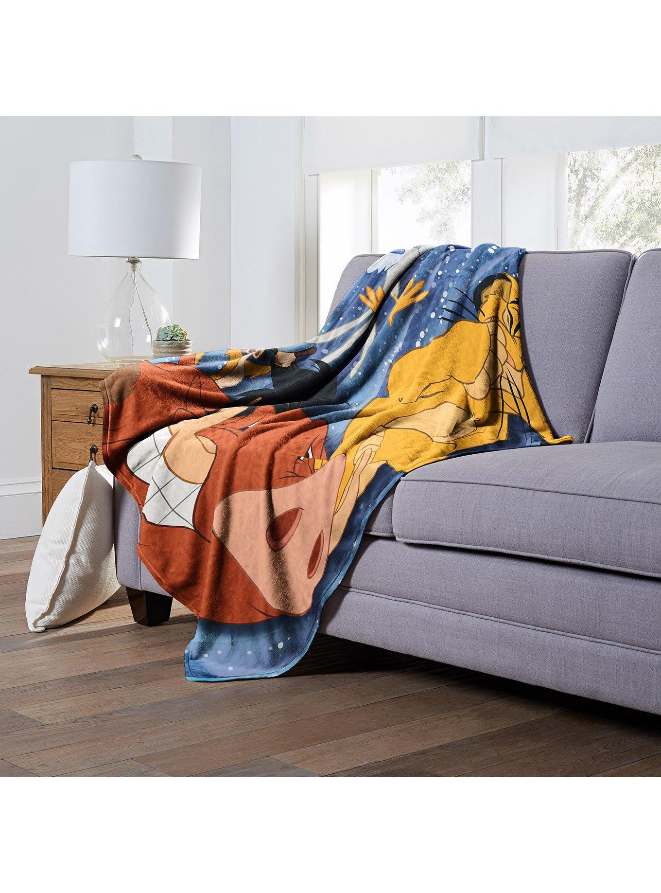 Disney100 The Lion King Embarrassed Pumba Silk Touch Throw Blanket, , alternate