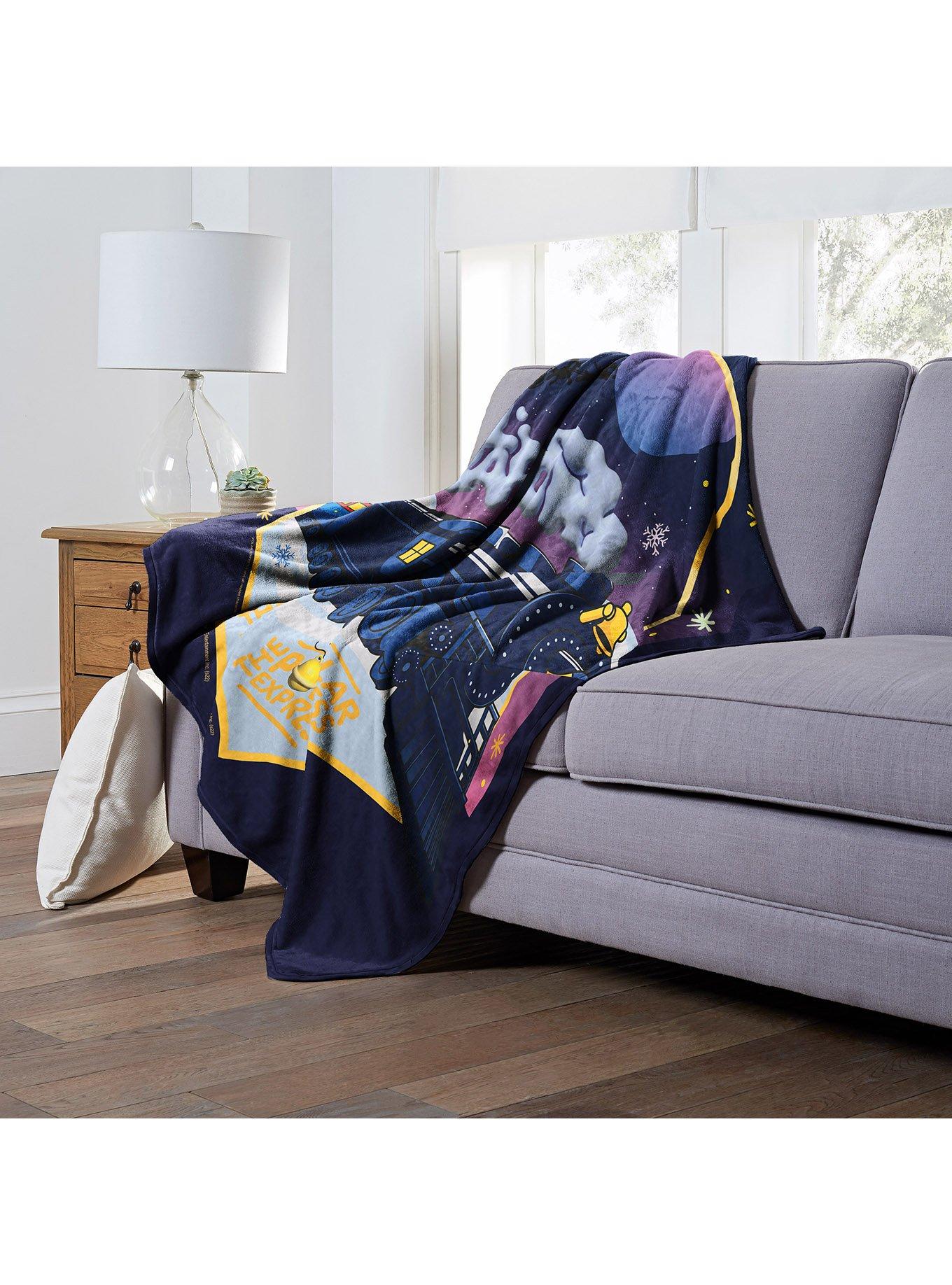 The Polar Express All Aboard Silk Touch Throw Blanket, , alternate