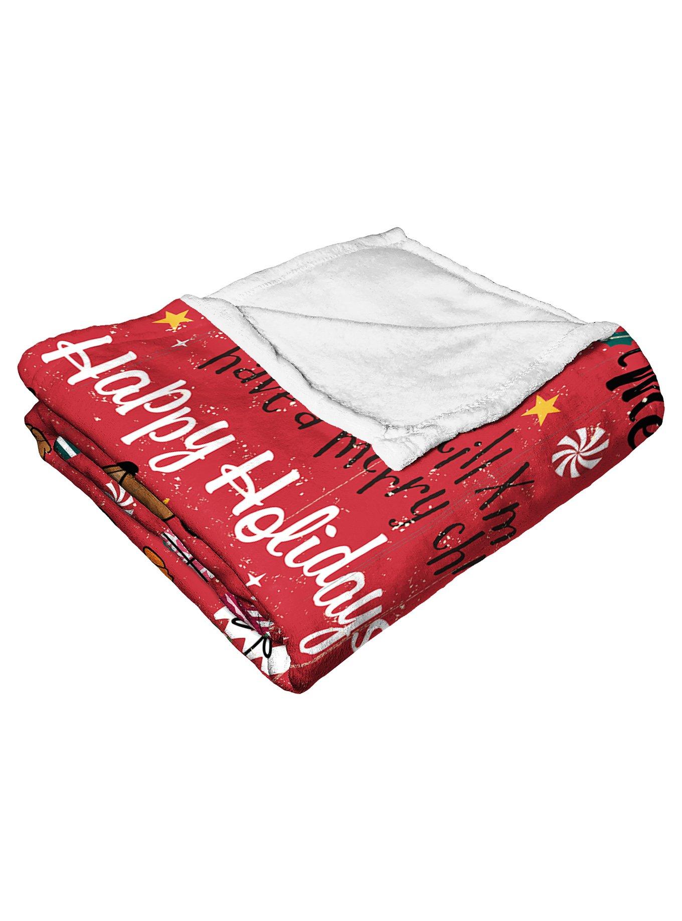 Tom And Jerry Festive Cheer Silk Touch Throw, , alternate