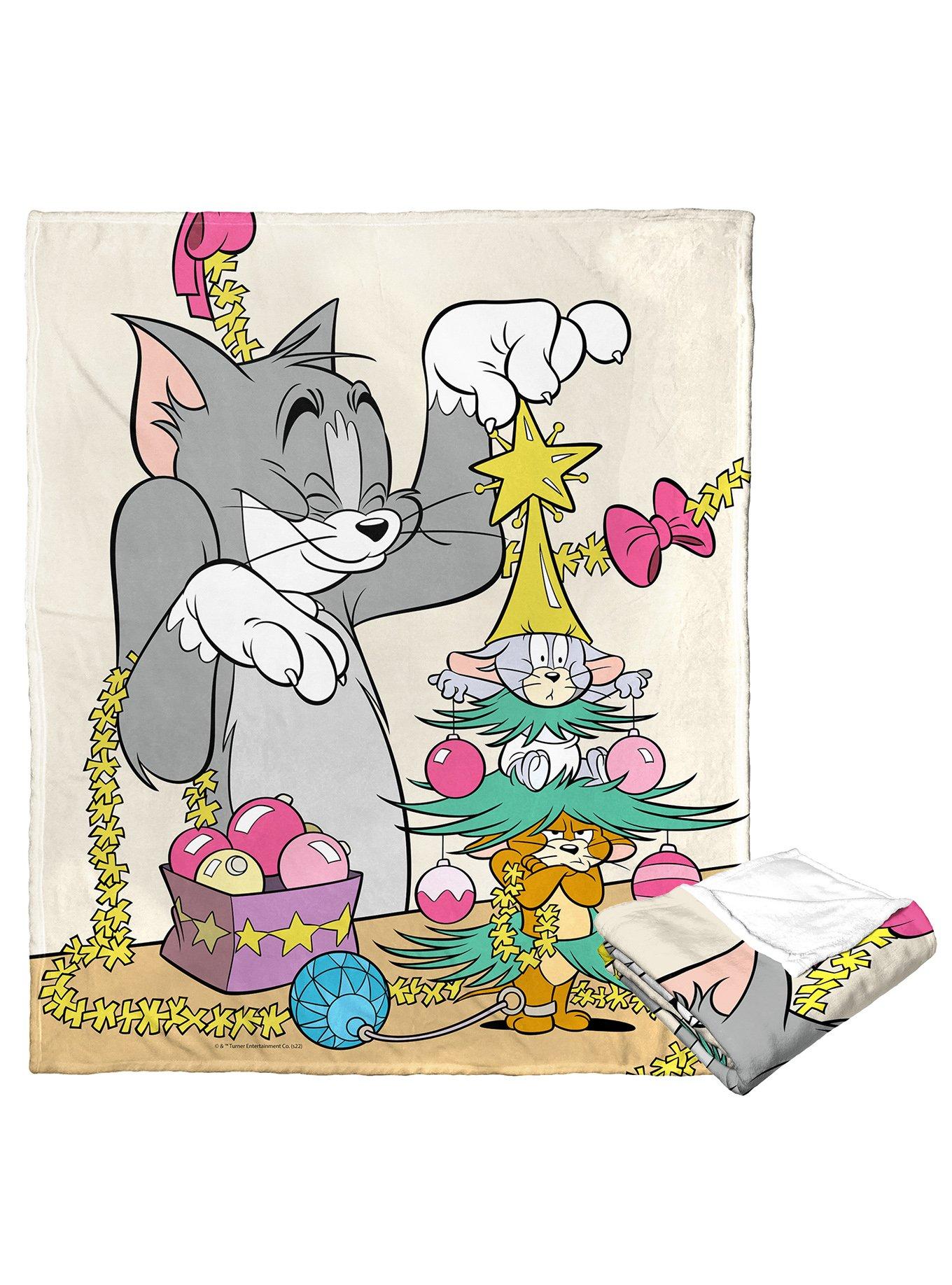 Tom And Jerry Mouse Tree Silk Touch Throw, , alternate