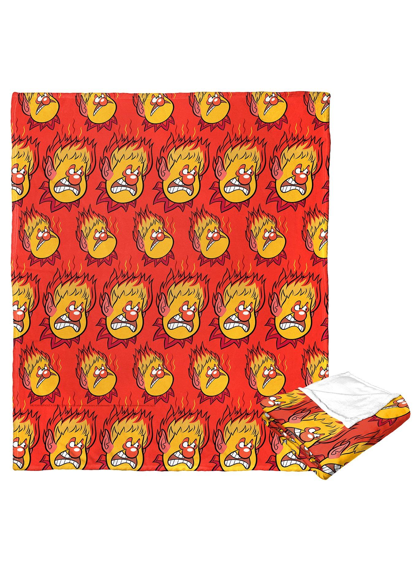 The Year Without A Santa Claus Flaming Mad Silk Touch Throw, , hi-res