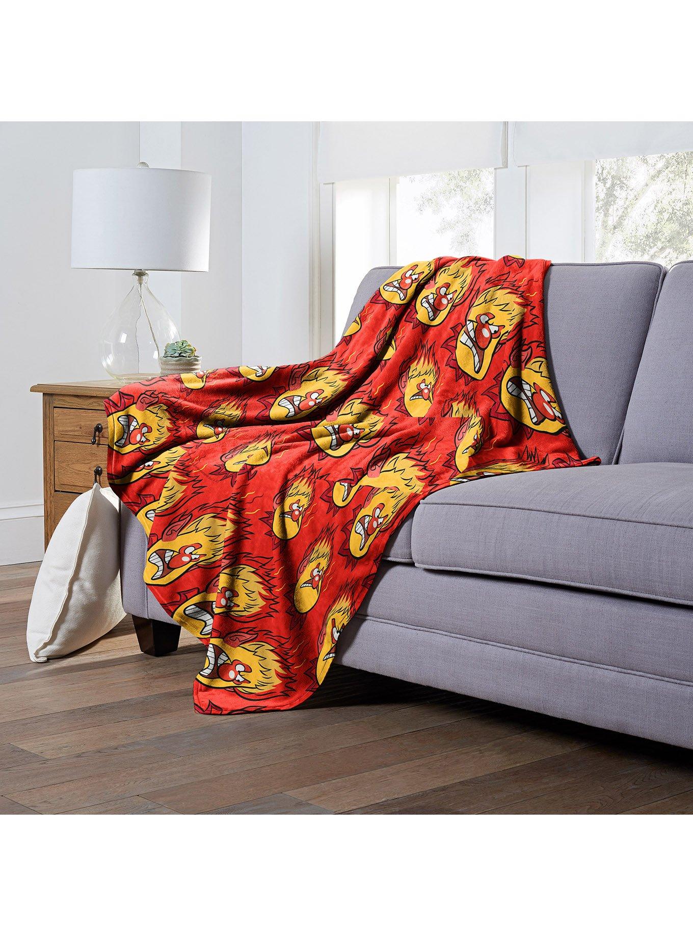 The Year Without A Santa Claus Flaming Mad Silk Touch Throw, , alternate